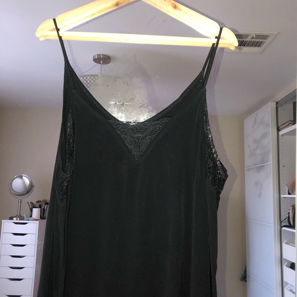 F21+ Camisole Lace Panel Slip Mini Dress - Picture 2 of 5